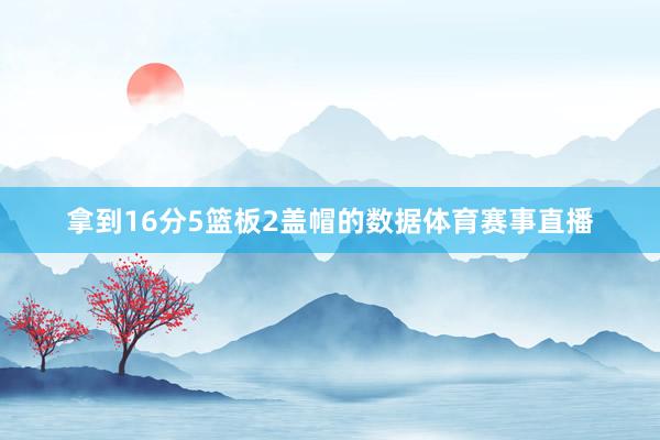 拿到16分5篮板2盖帽的数据体育赛事直播