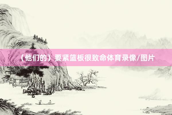 （他们的）要紧篮板很致命体育录像/图片