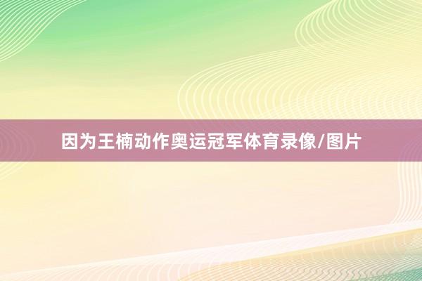 因为王楠动作奥运冠军体育录像/图片