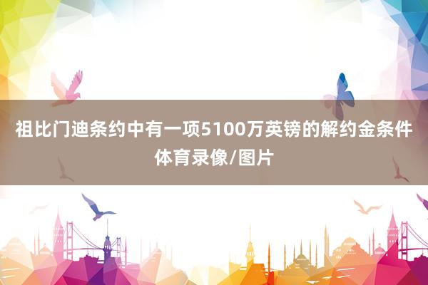 祖比门迪条约中有一项5100万英镑的解约金条件体育录像/图片