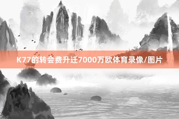 K77的转会费升迁7000万欧体育录像/图片