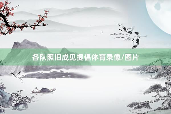 各队照旧成见提倡体育录像/图片