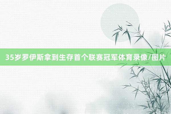 35岁罗伊斯拿到生存首个联赛冠军体育录像/图片