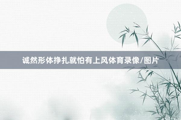 诚然形体挣扎就怕有上风体育录像/图片