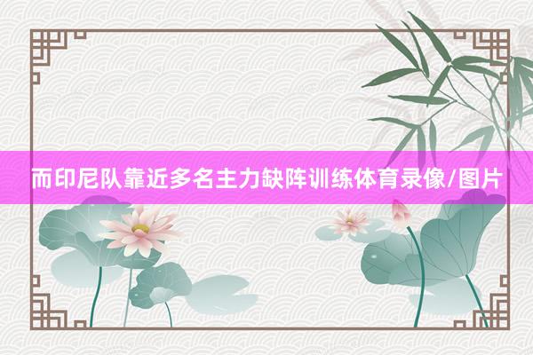 而印尼队靠近多名主力缺阵训练体育录像/图片