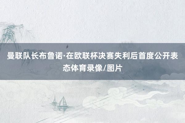 曼联队长布鲁诺·在欧联杯决赛失利后首度公开表态体育录像/图片
