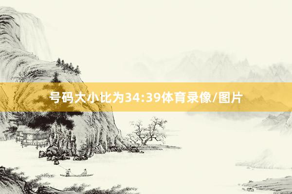 号码大小比为34:39体育录像/图片