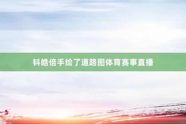 钭皓倍手绘了道路图体育赛事直播