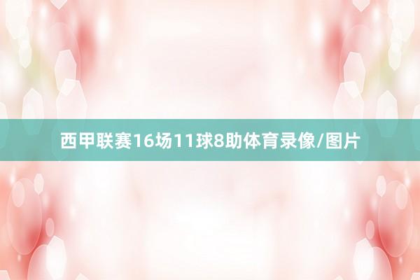 西甲联赛16场11球8助体育录像/图片