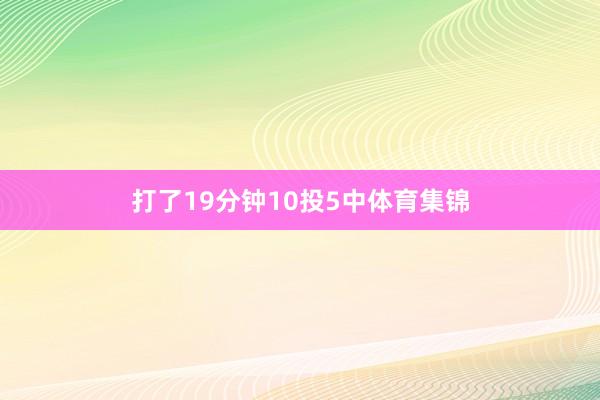 打了19分钟10投5中体育集锦