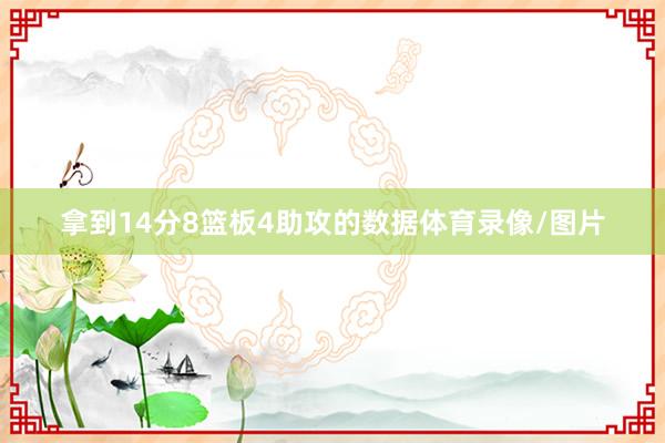 拿到14分8篮板4助攻的数据体育录像/图片