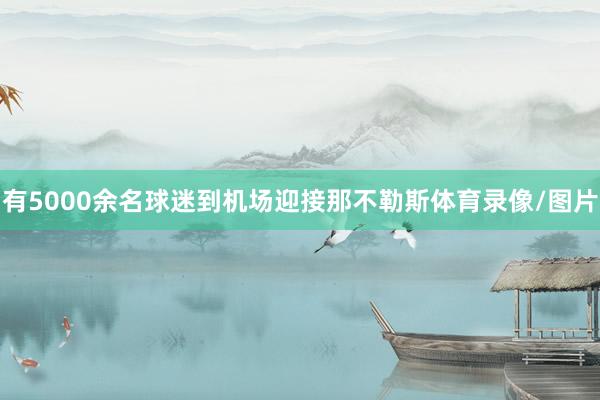 有5000余名球迷到机场迎接那不勒斯体育录像/图片