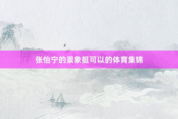 张怡宁的景象挺可以的体育集锦