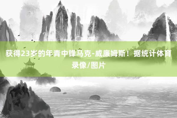 获得23岁的年青中锋马克-威廉姆斯！据统计体育录像/图片