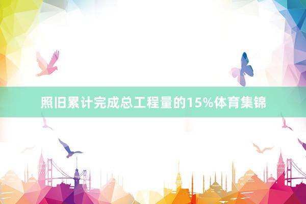 照旧累计完成总工程量的15%体育集锦
