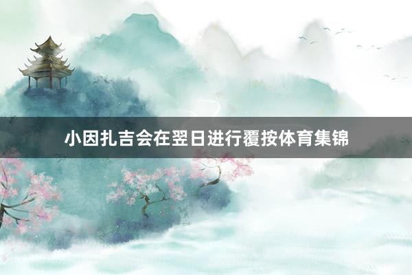 小因扎吉会在翌日进行覆按体育集锦