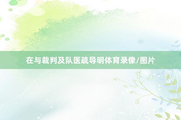 在与裁判及队医疏导明体育录像/图片