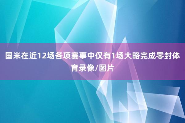 国米在近12场各项赛事中仅有1场大略完成零封体育录像/图片