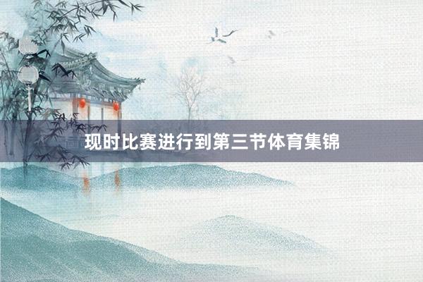 现时比赛进行到第三节体育集锦
