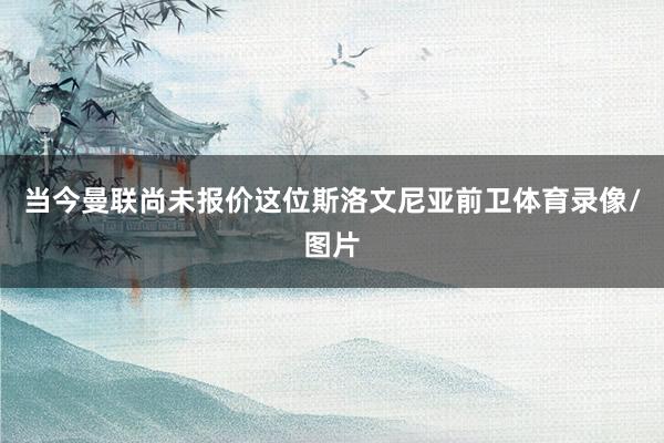 当今曼联尚未报价这位斯洛文尼亚前卫体育录像/图片