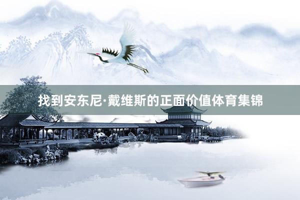找到安东尼·戴维斯的正面价值体育集锦
