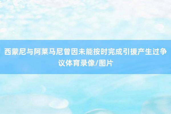 西蒙尼与阿莱马尼曾因未能按时完成引援产生过争议体育录像/图片
