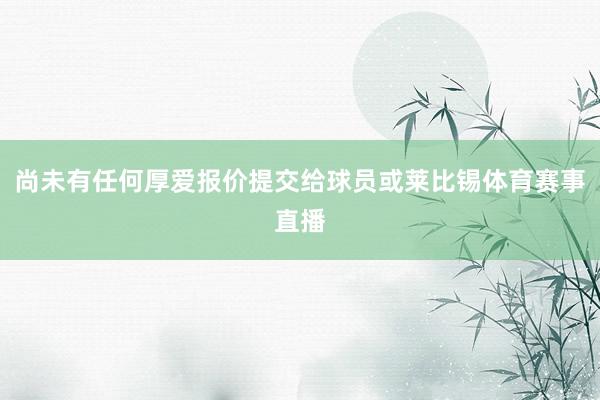 尚未有任何厚爱报价提交给球员或莱比锡体育赛事直播