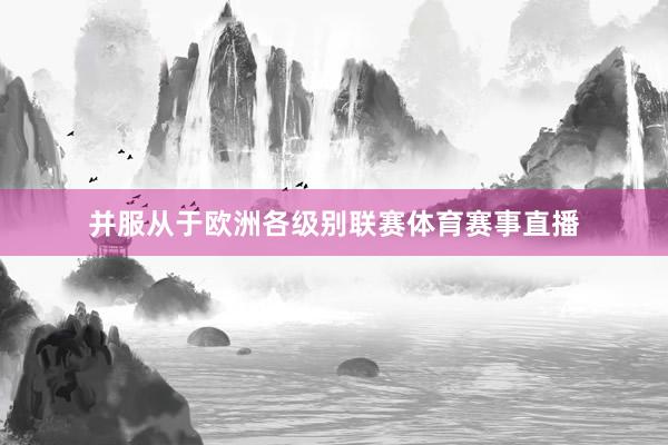 并服从于欧洲各级别联赛体育赛事直播
