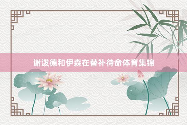 谢泼德和伊森在替补待命体育集锦