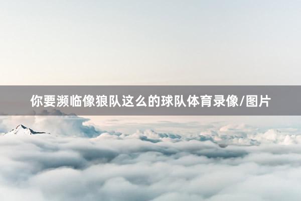 你要濒临像狼队这么的球队体育录像/图片