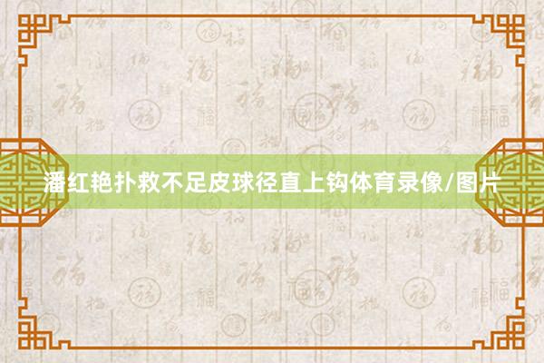 潘红艳扑救不足皮球径直上钩体育录像/图片